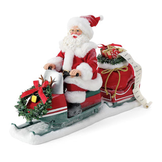 Department 56 Possible Dreams: Santa Mobile Figurine sparkle-castle