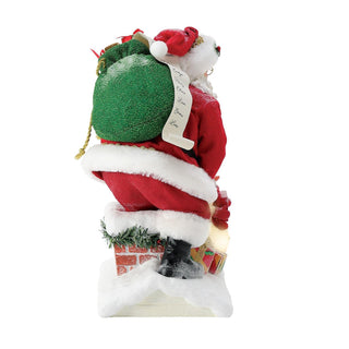 Department 56 Possible Dreams: Santa Stops Here Figurine sparkle-castle