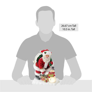 Department 56 Possible Dreams: Santa Stops Here Figurine sparkle-castle