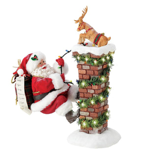 Department 56 Possible Dreams: Up the Chimney Figurine sparkle-castle