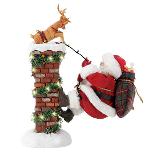 Department 56 Possible Dreams: Up the Chimney Figurine sparkle-castle