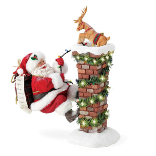 Department 56 Possible Dreams: Up the Chimney Figurine sparkle-castle