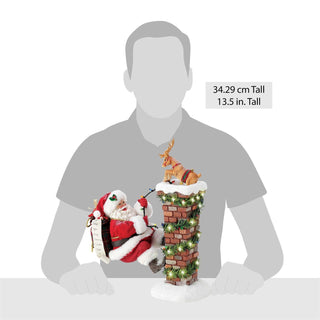 Department 56 Possible Dreams: Up the Chimney Figurine sparkle-castle
