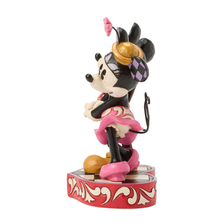 Jim Shore Disney Traditions: Mickey Minnie Heart Tails Figurine