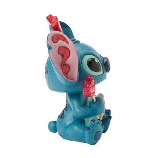 Jim Shore Disney Traditions: Stitch Wearing Hearts Headband Figurine sparkle-castle