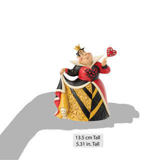 Jim Shore Disney Traditions: Queen of Hearts Figurine sparkle-castle