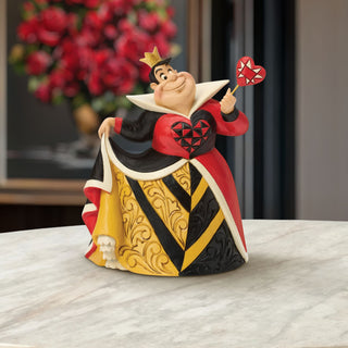 Jim Shore Disney Traditions: Queen of Hearts Figurine sparkle-castle