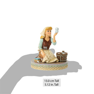 Jim Shore Disney Traditions: Cinderella With Bubbles Figurine sparkle-castle