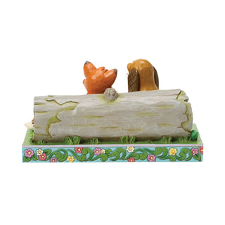 Jim Shore Disney Traditions: Tod and Copper Playing Figurine sparkle-castle