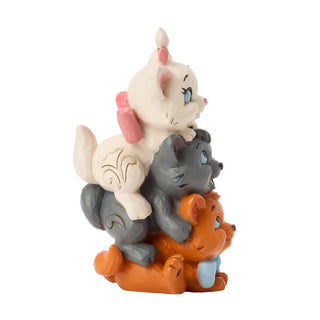Jim Shore Disney Traditions: Stacked Aristocats Miniature Figurine sparkle-castle