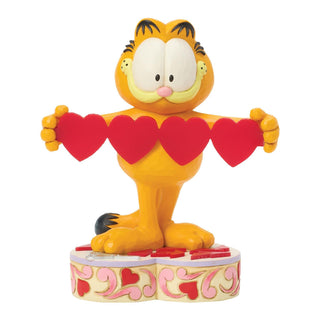Jim Shore Garfield: Garfield with Heart Garland Figurine