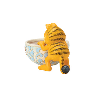 Jim Shore Garfield: Garfield with Oversized Coffee Mug Figurine sparkle-castle