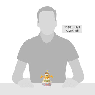 Jim Shore Garfield: Garfield Popping Out of Cake Figurine sparkle-castle