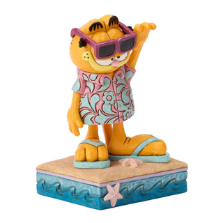 Jim Shore Garfield: Garfield Hawaiian Shirt Figurine