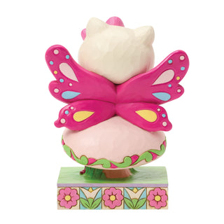 Jim Shore Sanrio: Hello Kitty Mushroom Fairy Figurine sparkle-castle