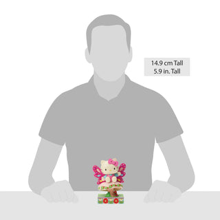 Jim Shore Sanrio: Hello Kitty Mushroom Fairy Figurine sparkle-castle