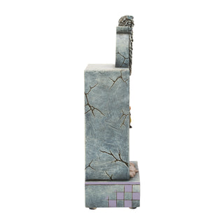 Jim Shore Disney Traditions: Haunted Mansion Gravestone With Caretaker Diorama Figurine sparkle-castle