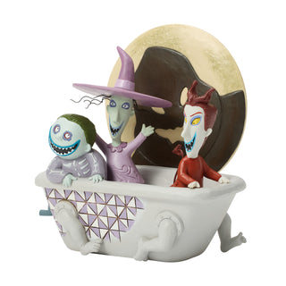 Jim Shore Disney Traditions: Lock, Stock, and Barrel In Tub Figurine sparkle-castle