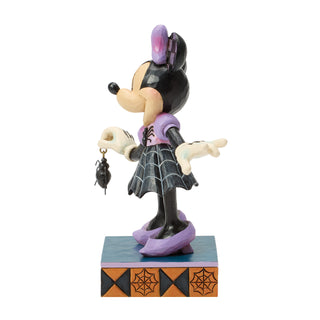 Jim Shore Disney Traditions: Minnie In Spider Dress Figurine sparkle-castle
