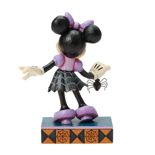 Jim Shore Disney Traditions: Minnie In Spider Dress Figurine sparkle-castle