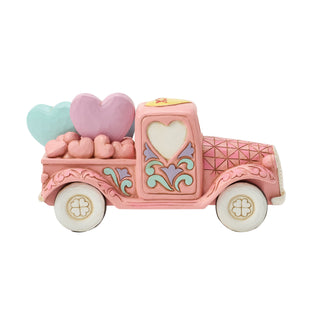 Jim Shore Sweethearts: Sweetheart Truck Figurine sparkle-castle