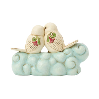 Jim Shore Heartwood Creek: Birds Perched On A LOVE Word Sign Figurine sparkle-castle