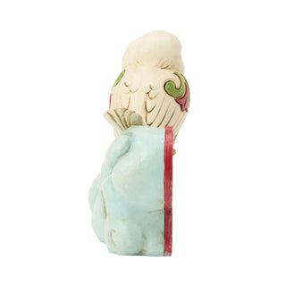 Jim Shore Heartwood Creek: Birds Perched On A LOVE Word Sign Figurine sparkle-castle