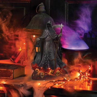 Jim Shore Heartwood Creek: Grim Reaper With LED Glow Figurine sparkle-castle