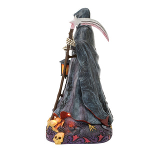 Jim Shore Heartwood Creek: Grim Reaper With LED Glow Figurine sparkle-castle