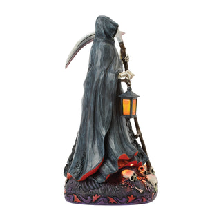 Jim Shore Heartwood Creek: Grim Reaper With LED Glow Figurine sparkle-castle