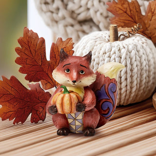 Jim Shore Heartwood Creek: Fox with Pumpkin Figurine sparkle-castle