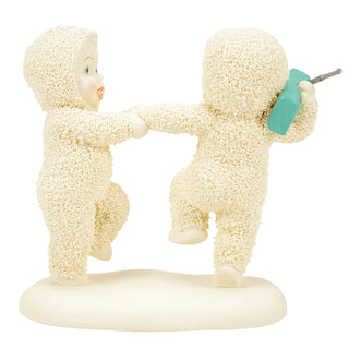 Snowbabies Retro Collection: Rockin' Around the Holiday Figurine sparkle-castle