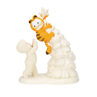 Snowbabies Guest Collection: Careful, Garfield! Figurine sparkle-castle