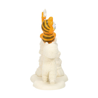 Snowbabies Guest Collection: Careful, Garfield! Figurine sparkle-castle
