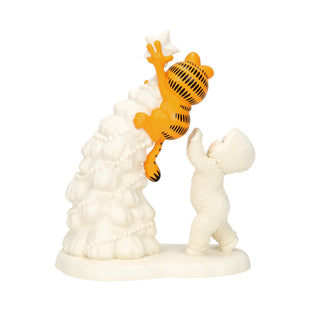 Snowbabies Guest Collection: Careful, Garfield! Figurine sparkle-castle