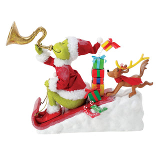Department 56 Possible Dreams Grinch: Here Comes the Grinch Figurine sparkle-castle