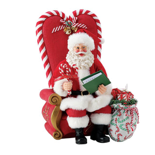 Department 56 Possible Dreams: Santa at the Mall Figurine sparkle-castle