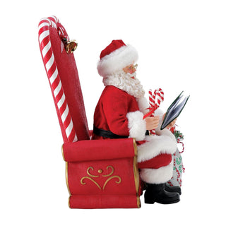 Department 56 Possible Dreams: Santa at the Mall Figurine sparkle-castle