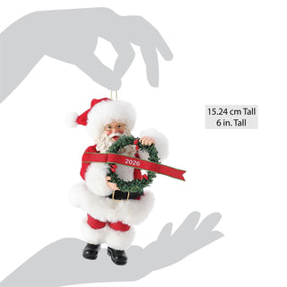 Department 56 Possible Dreams: 2026 Wreath Hanging Ornament Limited Edition sparkle-castle