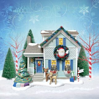 Department 56 Original Snow Village: Rudolph House sparkle-castle