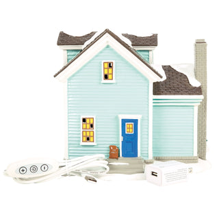 Department 56 Original Snow Village: Rudolph House sparkle-castle