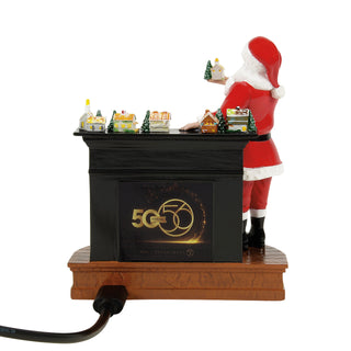 Department 56 Original Snow Village Accessory: 50th Santa Comes To Town 2026 sparkle-castle