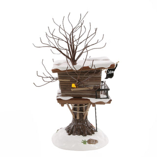 Department 56 Original Snow Village: Kevin's Tree House sparkle-castle
