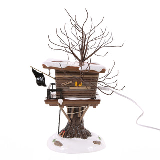 Department 56 Original Snow Village: Kevin's Tree House sparkle-castle