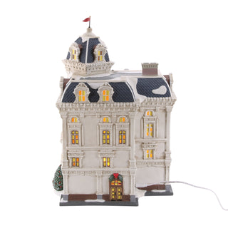 Department 56 Christmas In The City Village: The Wescot sparkle-castle