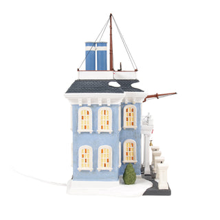 Department 56 Dickens Snow Village: Admiral Boom's House sparkle-castle