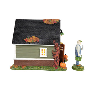 Department 56 Snow Village Harvest: Still Running!, Set of 2 sparkle-castle