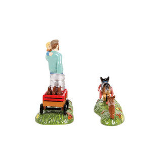 Department 56 Snow Village Harvest: Headin' To The Fest, Set of 2 sparkle-castle