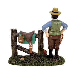 Department 56 Snow Village Halloween Accessory: Hans Van Ripper sparkle-castle