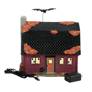 Department 56 Snow Village Halloween: The Vampire House sparkle-castle